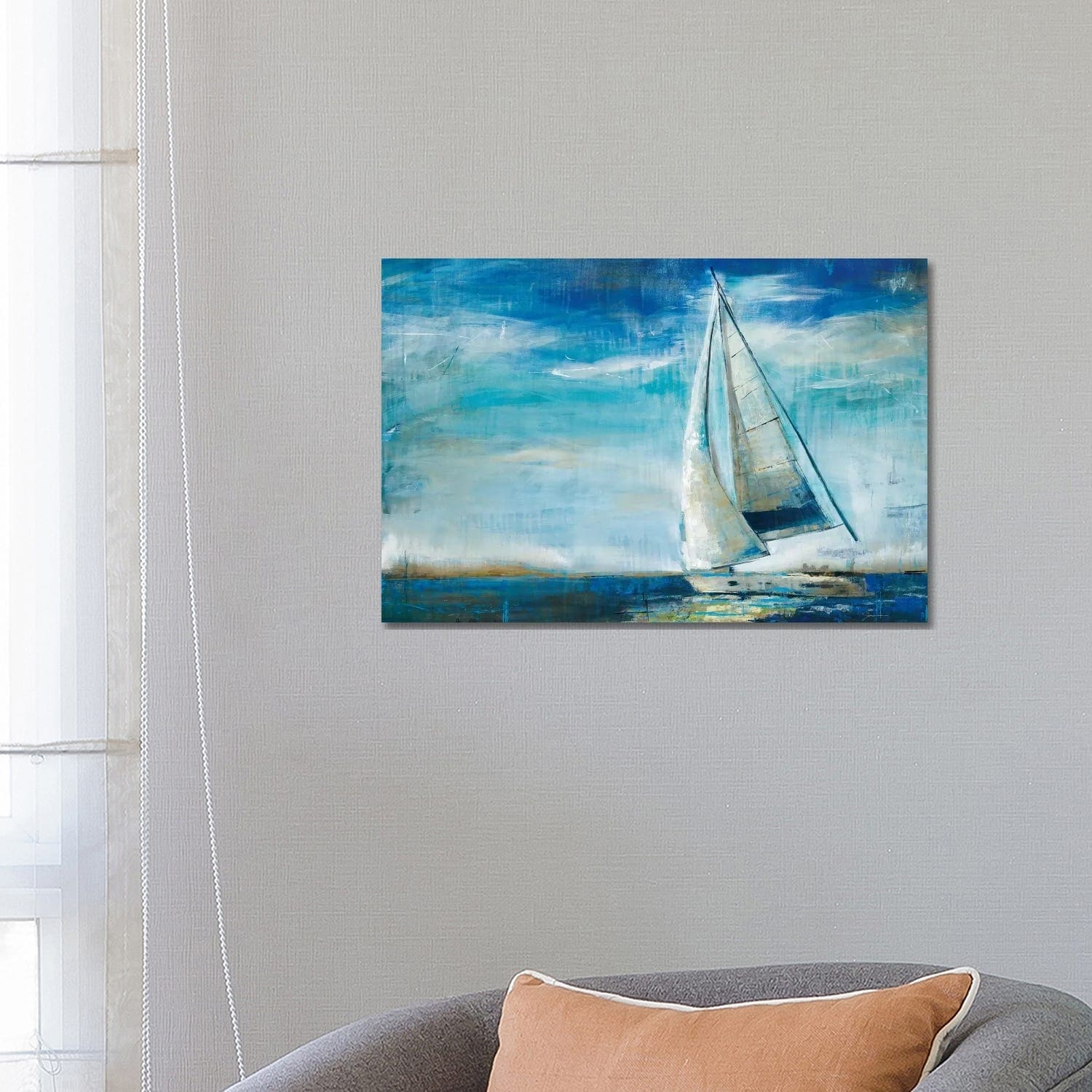 iCanvas "Sail Away" by Liz Jardine Canvas Print