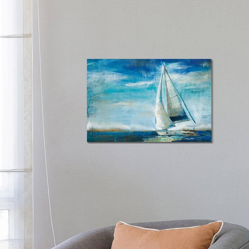 iCanvas "Sail Away" by Liz Jardine Canvas Print - 18x26x1.5