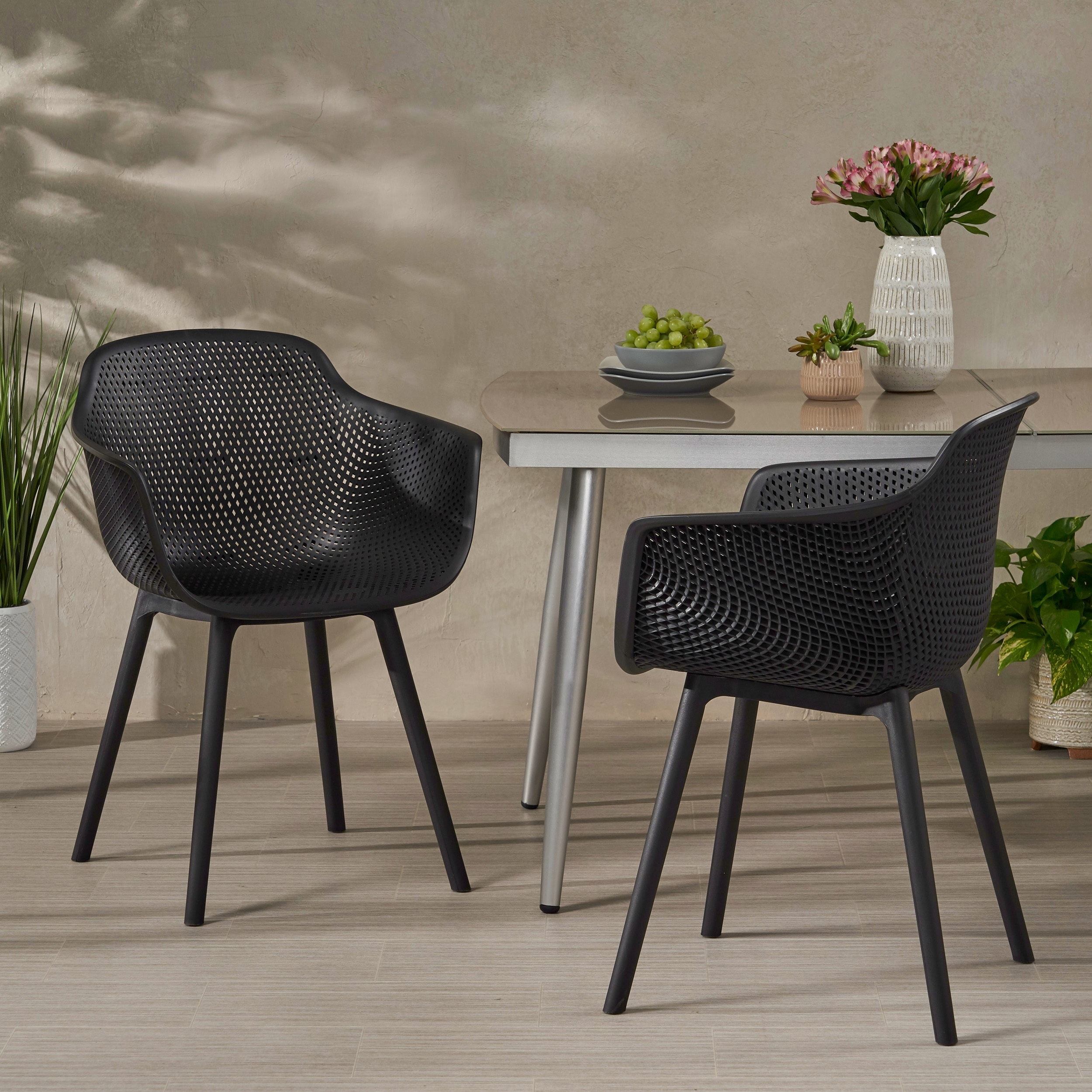 Lotus outdoor modern dining shop chair
