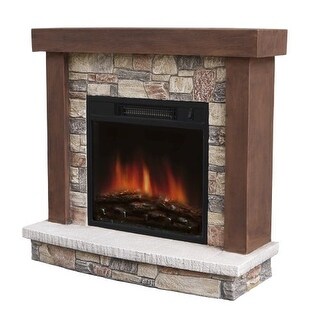 Stonegate 00-FP01-13-16S Urban Mountain Lodge Electric Fireplace ...
