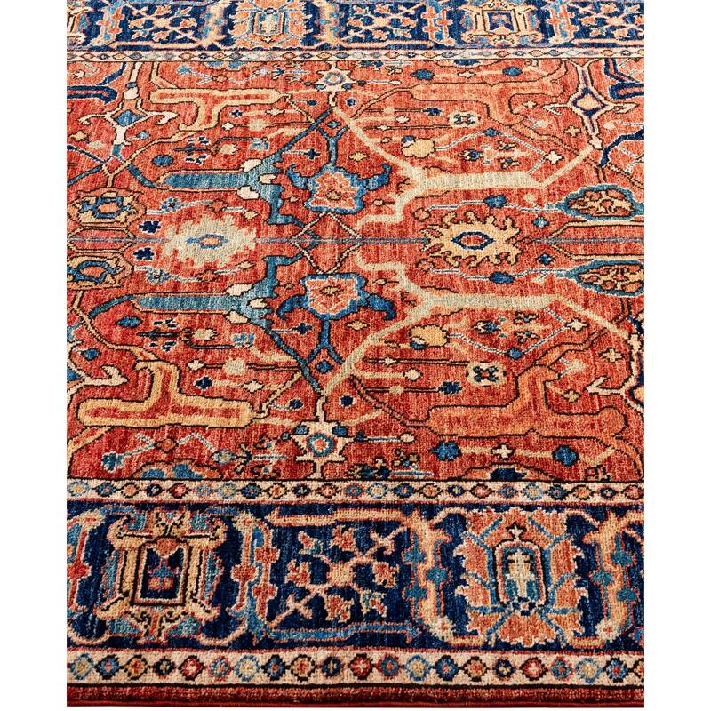 Serapi One-of-a-Kind Hand-Knotted Area Rug - Red - 4' 2" x 5' 10"