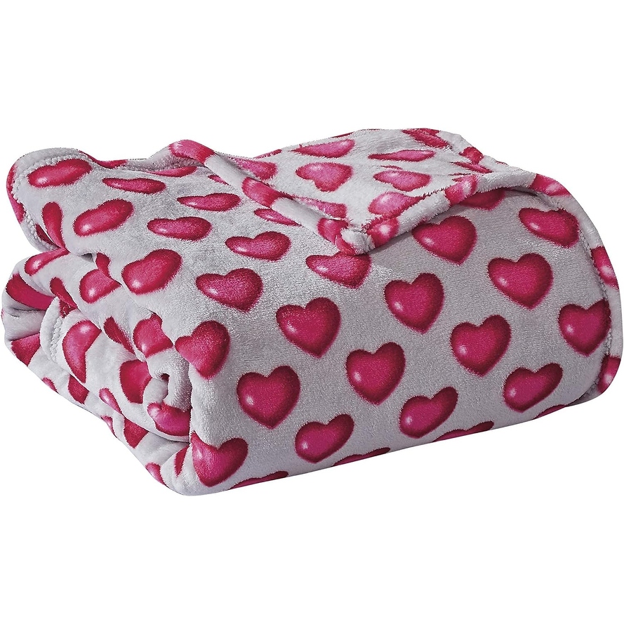Decor More Amor Eterno Be Mine Love Collection Valentine s Day Heart Ultra Plush Throw Blanket 50 x 60 Be Mine On Sale Bed Bath Beyond 39394394