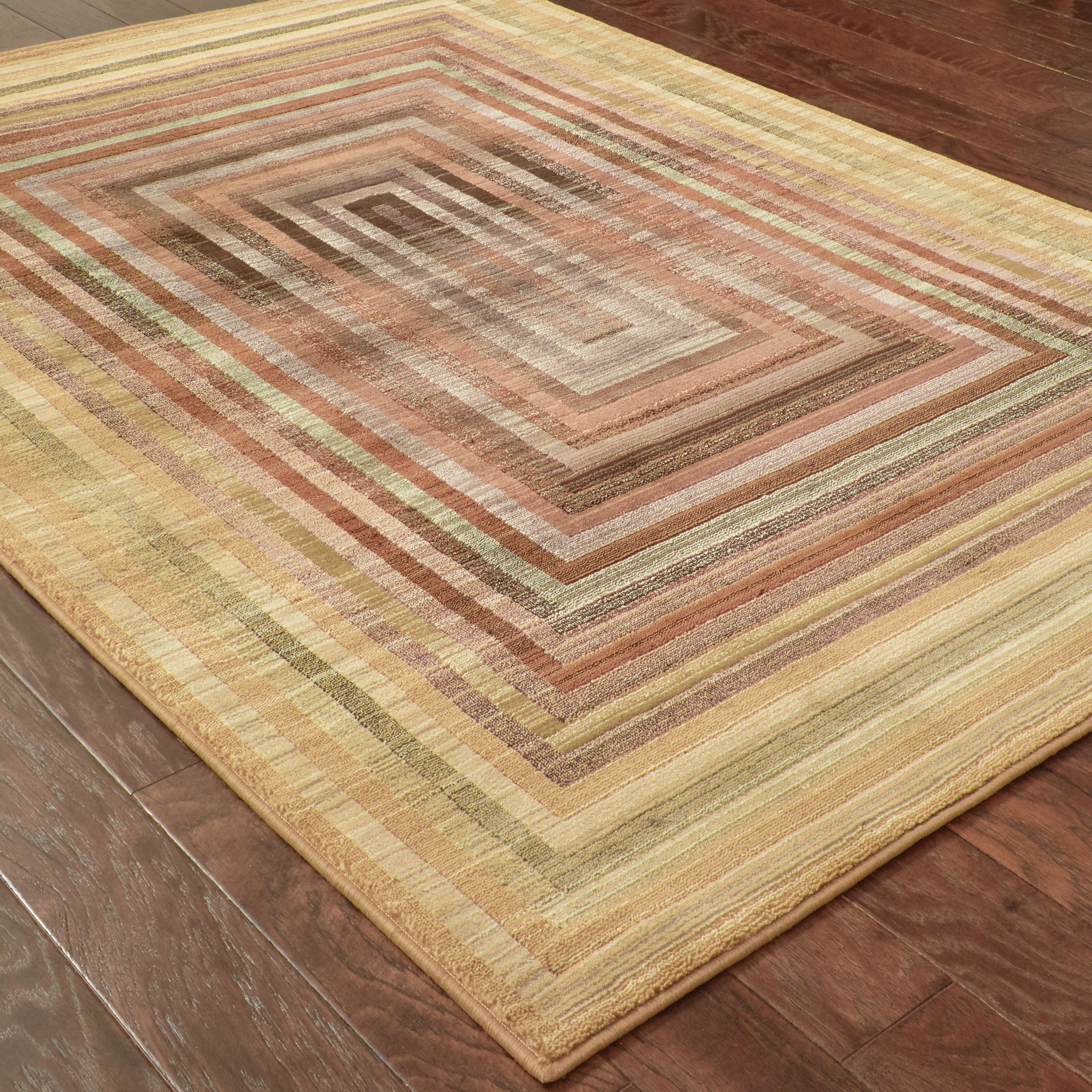 Style Haven Genevieve Multi Layers Area Rug Cream/Green 8' Round Style Haven Genevieve Multi Layers Area Rug Cream/Green 8' Round