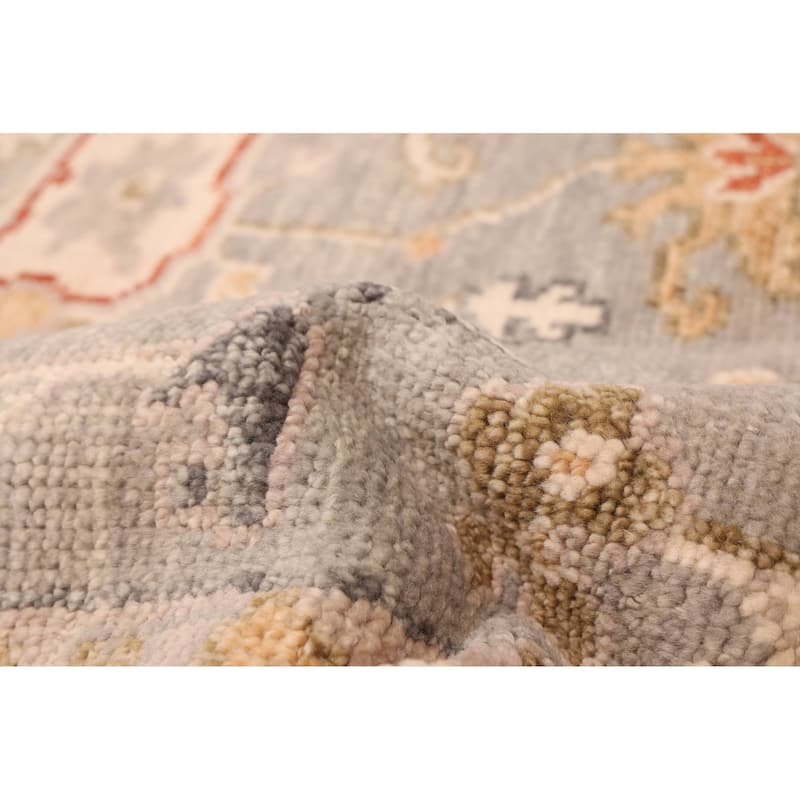 ECARPETGALLERY Hand-knotted Jules Serapi Grey Wool Rug - 7'7 x 9'10