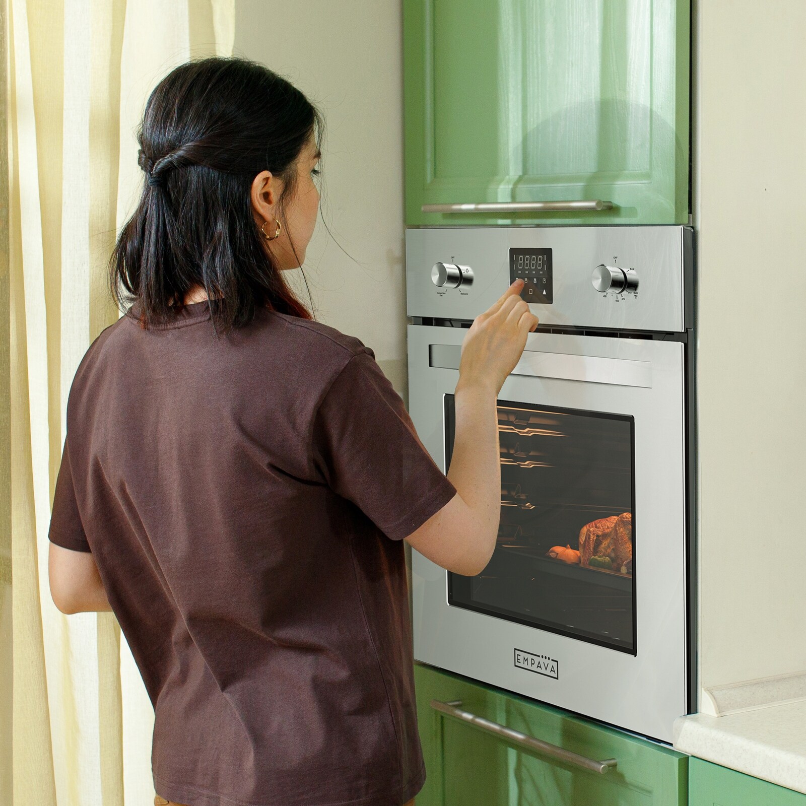 Empava 24 inch gas wall oven on sale