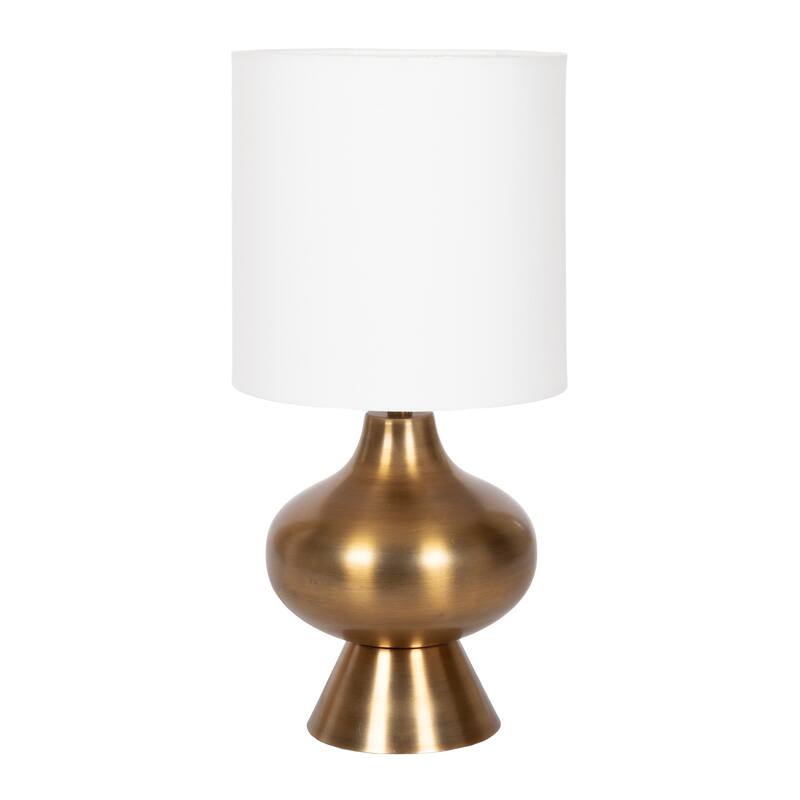 Kate and Laurel Bahira Tabletop Lamp - 8x8x17 - Gold