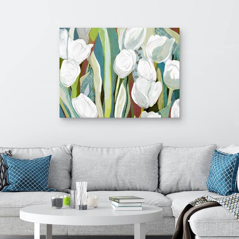 Organic Garden by Studio Arts Canvas Art Print