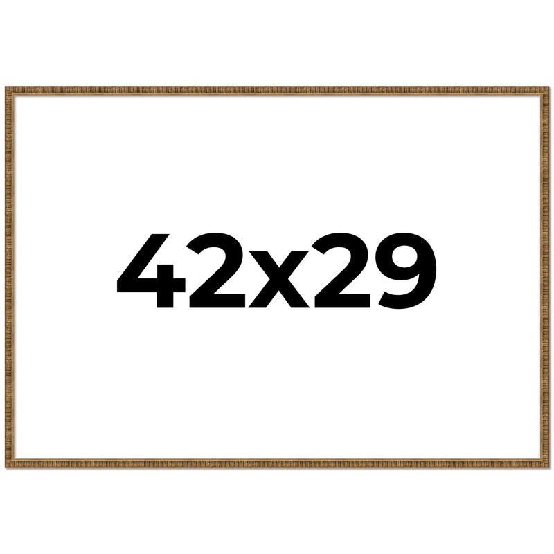42x29 Frame Gold Picture Frame - Complete Modern Photo Frame Includes