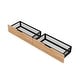 preview thumbnail 11 of 10, Metal Full Size Convertible Bunk Bed with 2 Drawers, Black