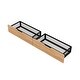 preview thumbnail 6 of 10, Metal Full Size Convertible Bunk Kids Bed Frame with 2-Drawers for Space-Saving Storage, Safety Guaranteed for Bedroom, Black