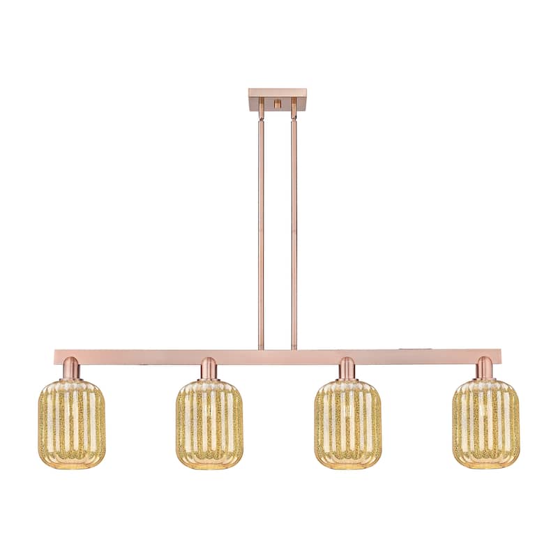 Innovations Lighting 716-4I-13-48 Preston Linear Cylinder Preston 4 - Antique Copper / Mercury