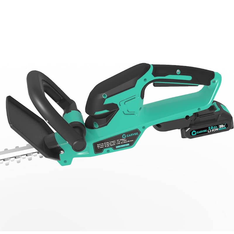 Electric Cordless Hedge Trimmer, Handheld Bush Trimmers for Gardening, Lawns