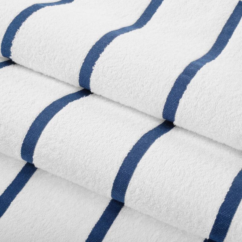 Arkwright Las Rayas 4-Piece Striped Beach Towel Set - 30x60