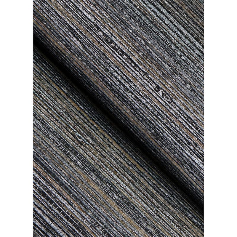 A-Street Prints Fujian Silver Grasscloth Wallpaper