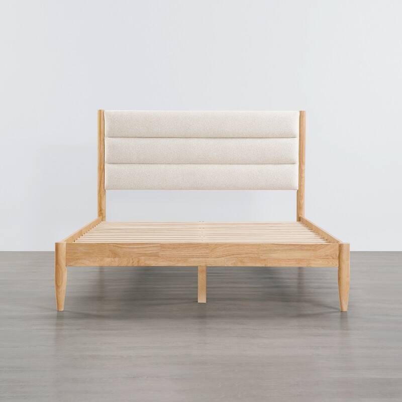 Mason Upholstered Platform Bed Frame with Headboard