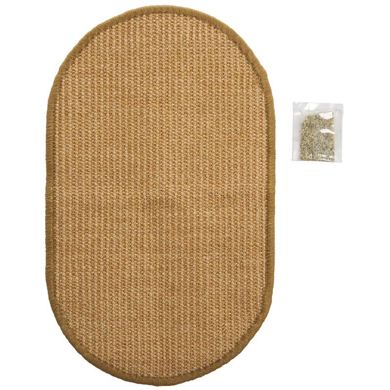 SAFAVIEH Home Sisal Small Boucle Weave Cat Scratch Mat