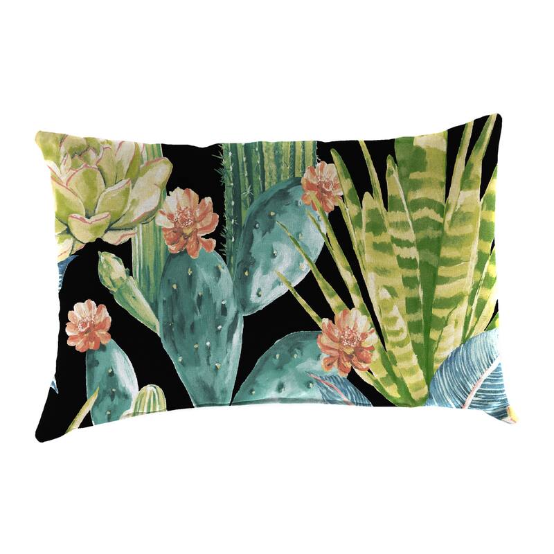18" x 12" Outdoor Lumbar Throw Pillow - Set of 2 - 12'' L x 18'' W x 4'' H