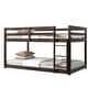 preview thumbnail 20 of 45, Artsy Solid Wooden Twin over Twin Bunk Bed with Ladder, Upper and Bottom Bed Platforms crafted with Strengthened Slats
