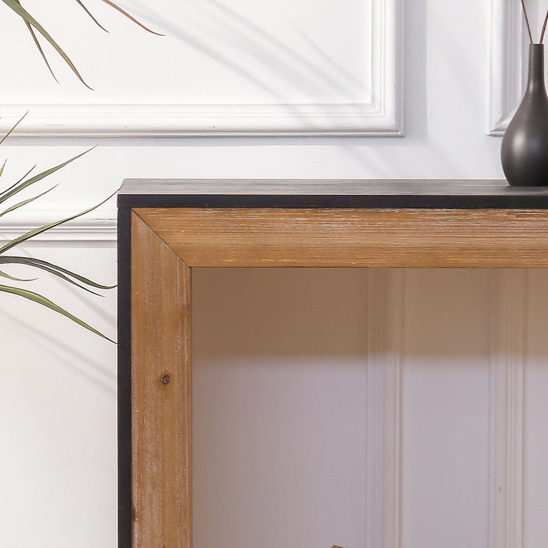 59" Rustic Modern Wood Console Table for Entryway Table