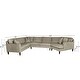 preview thumbnail 5 of 14, Lauren 3-piece Contemporary Angled 6-Seater Sectional