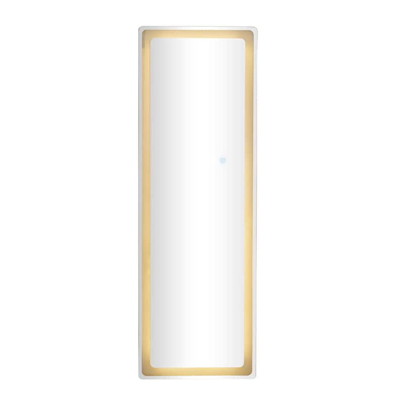 Glass Anti Fog Mirror with LED Light - Silver - Roche River Decor
