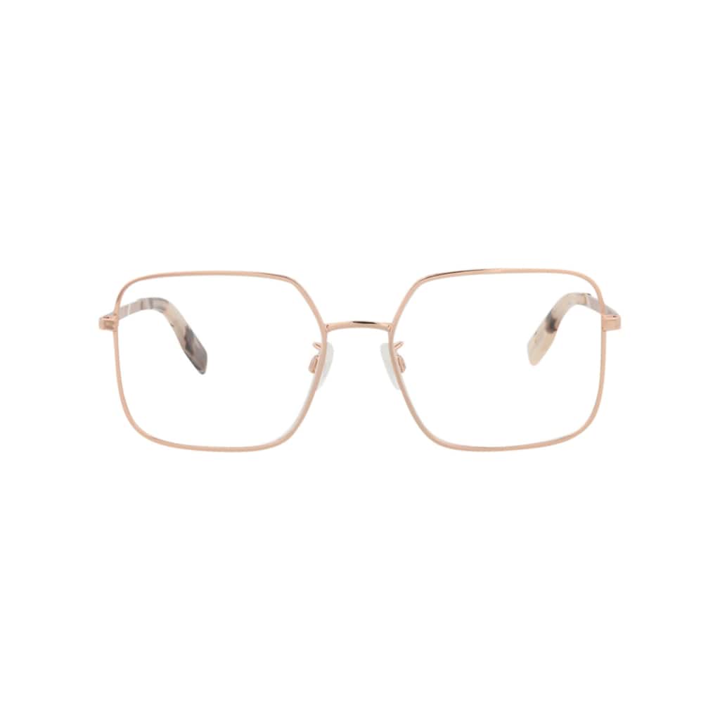 McQ Alexander McQueen Square-Frame Metal Optical Frames