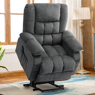 Super Soft And Large Power Lift Recliner Chair with Massage and Heat for Elderly