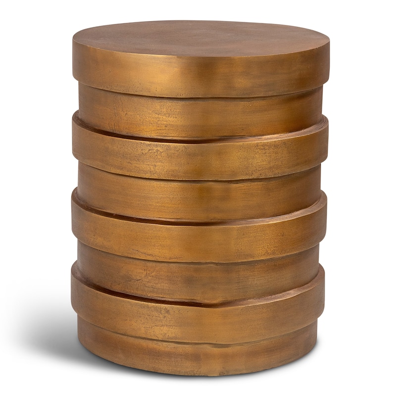 Urbia Turin Accent Stool - Vintage Copper - Medium