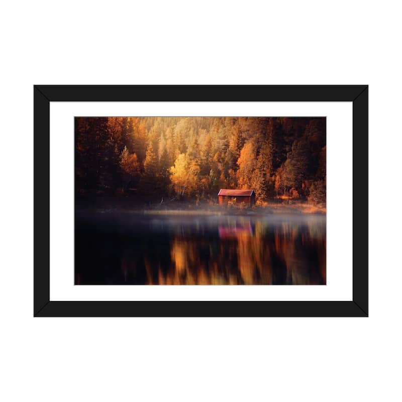 iCanvas "Autumn Reflection" by Fredrik Stromme PFA - Black - 24x32x1