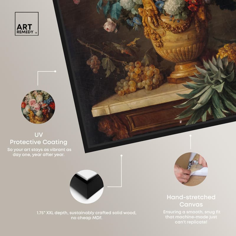 Vallayer 1789 Vase Canvas by Art Remedy