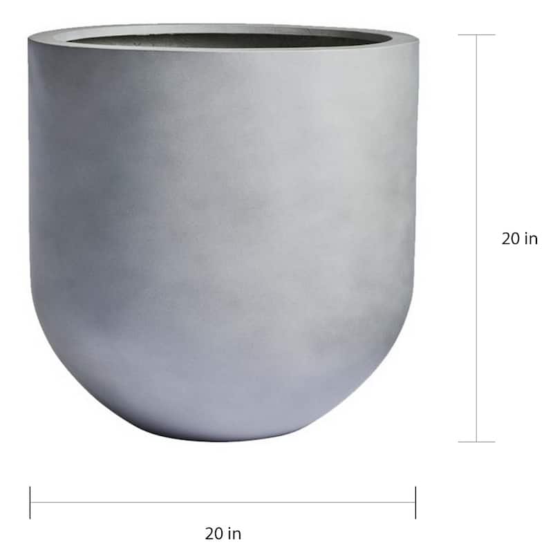 DreamPatio Santa Rosa Fiberstone Planter for Indoor/Outdoor
