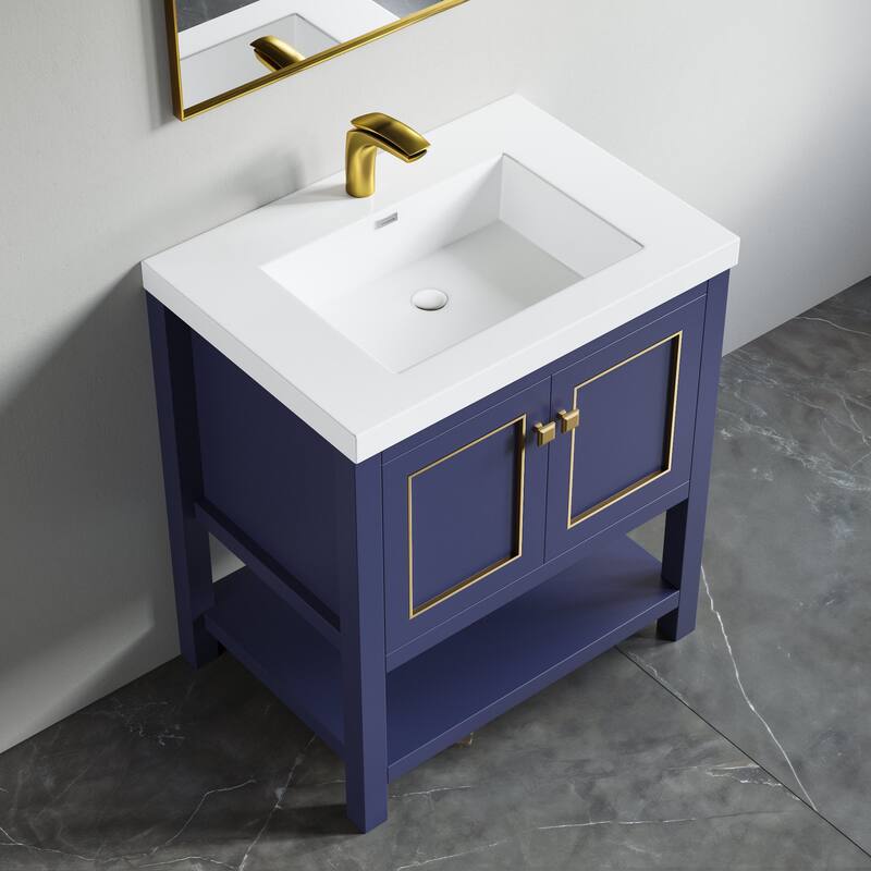 Davis 30" Single Bathroom Vanity Set