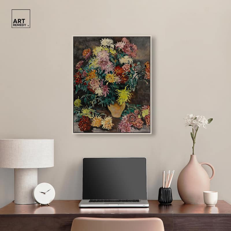 Louis Valtat Dahlias Canvas by Art Remedy