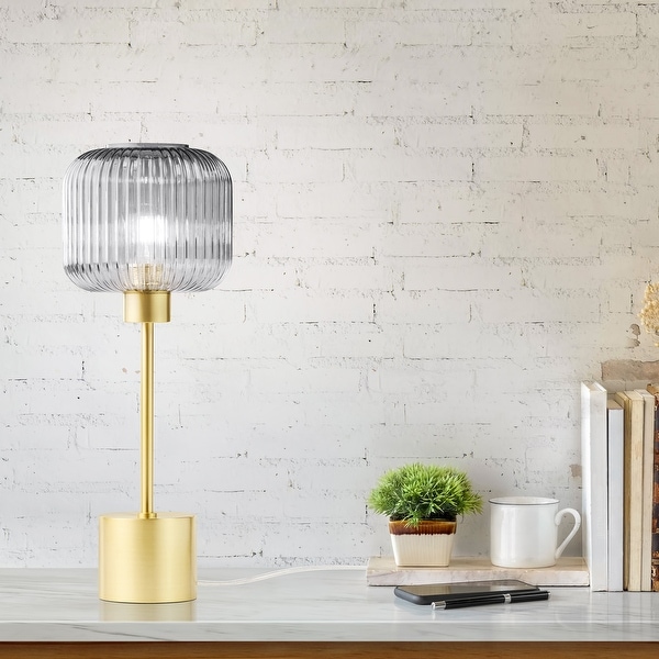 Brushed gold table lamps cheap