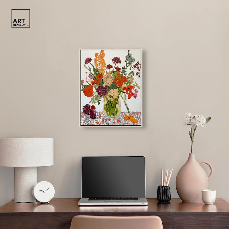 Abundant Blossom Canvas by Art Remedy