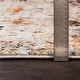 preview thumbnail 6 of 6, Emery Red & Grey Faded Vintage Medallion Area Rug - 7'10" x 10'6"