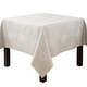 preview thumbnail 5 of 10, Elegant Tablecloth With Snowflake Design 36"x36" - Silver