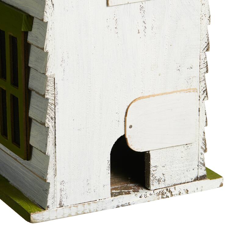 Glitzhome 24"H Extra-Large Farmhouse Rustic Wood Birdhouse