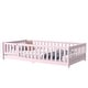 preview thumbnail 131 of 173, Toddler Floor Bed with Fence and Door, Montessori Platform Floorbed with Safety Guardrails for Children Boys Girls Kids Playroom