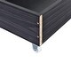 preview thumbnail 24 of 25, Twin Size Platform Bed Frame with Headboard & 4 Storage Drawers, Linen Fabric Upholstered Bed Frame with LED Lights Frame