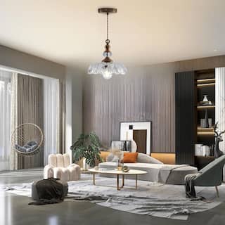 Vintage pendant light gold dining light fixtures glass porch light