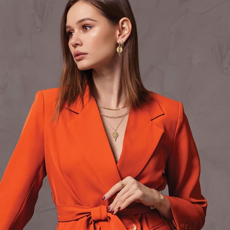 Curata 14k Yellow Gold 3mm Silky Herringbone Chain Bracelet Options: 7" 8"