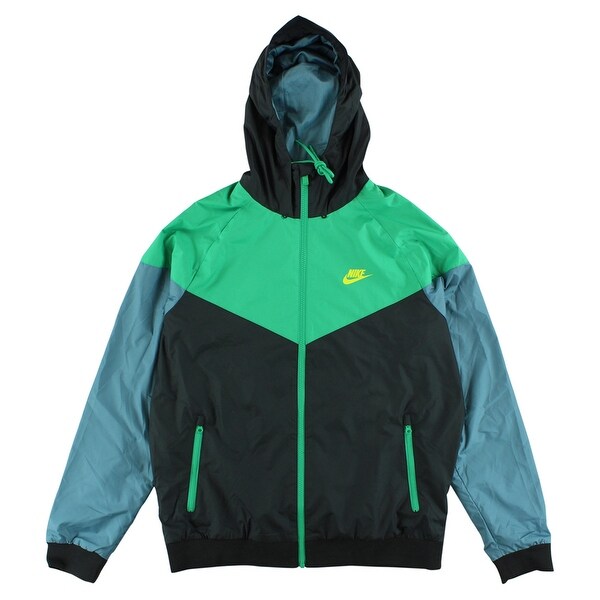 blue and green nike jacket