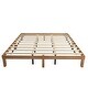 preview thumbnail 11 of 16, King Size Solid Wood Platform Bed