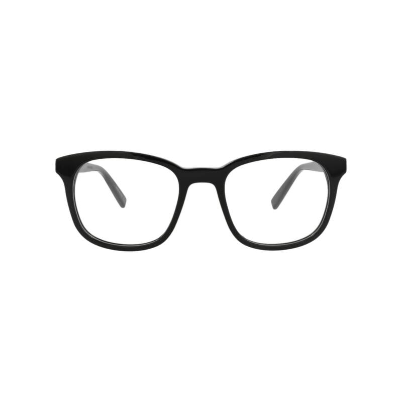 Saint Laurent Round-Frame Acetate Optical Frames - Black Black Transparent - Black