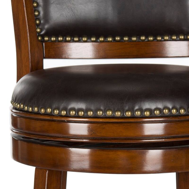 SAFAVIEH Kristina 29-inch Sierra Brown Bar Stool - 20.5" x 20.8" x 43.5" - 21Wx21Dx44H