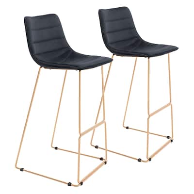 Adele Barstool (Set of 2) - 18.5" W x 19.5" D x 40.2" H