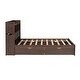 preview thumbnail 31 of 32, Full Size Storage Platform Bed with Trundle and Pull-Out Shelves, White