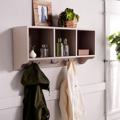 SAFAVIEH Chandita Grey Wall Shelf - 34Wx9Dx15H