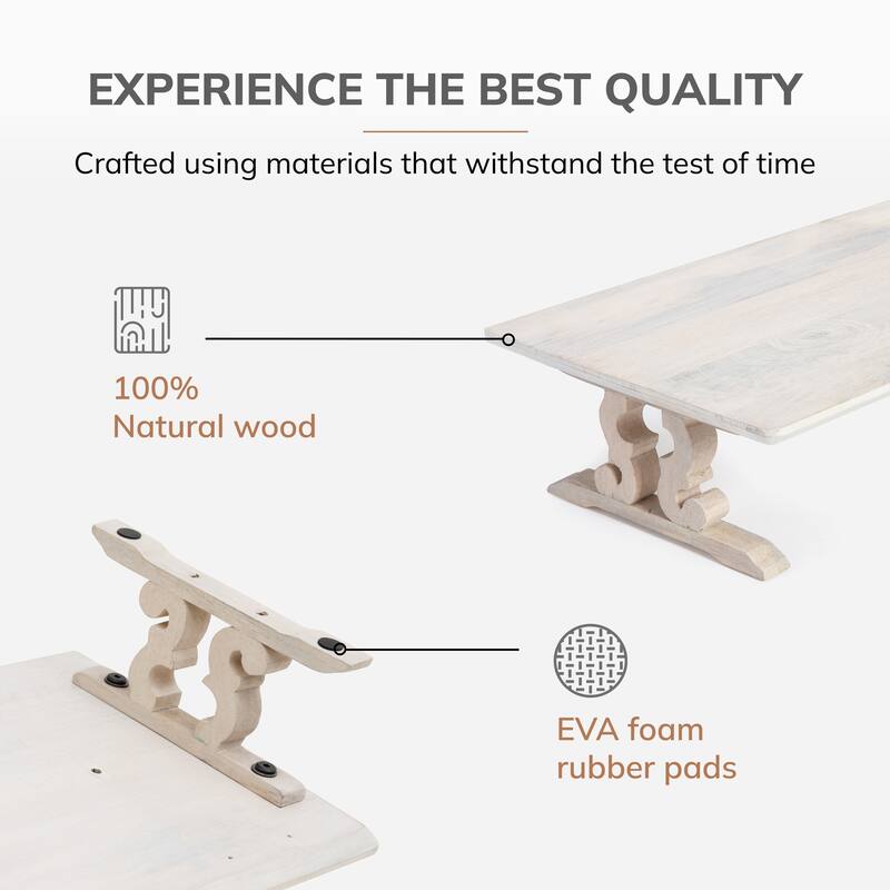 Jani Wood Monitor Stand Riser Desk - Ergonomic Design Stand, Desktop Organizer Table for Home, Office Workspace, Gaming Desk